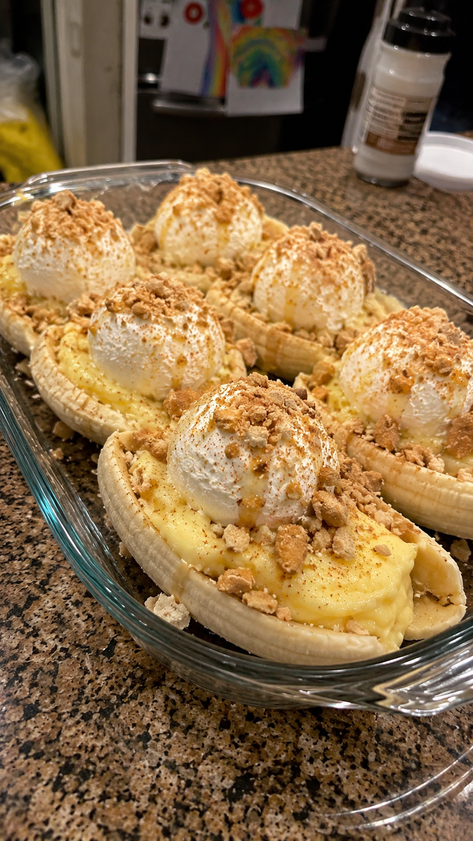 Banana Pudding Banana Split Boats