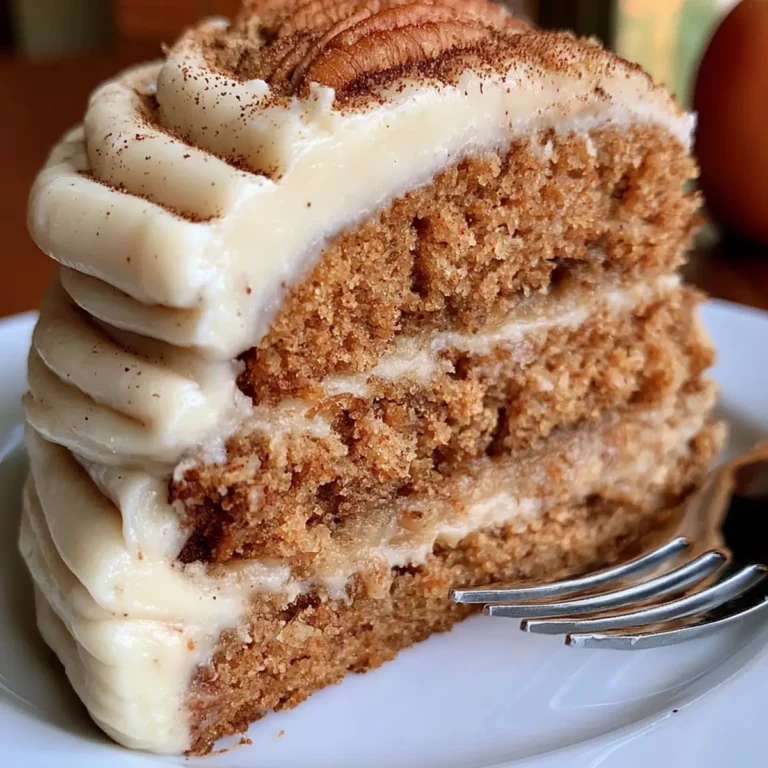 Applesauce Cake with Cinnamon Cream Cheese Frosting