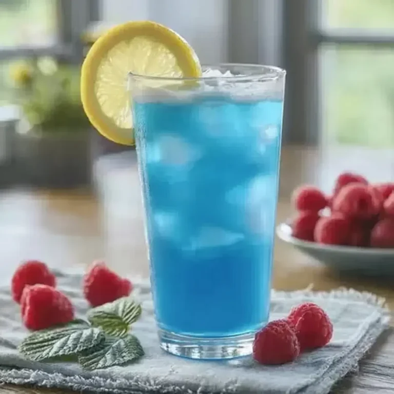 Blaue Himbeer Limonade