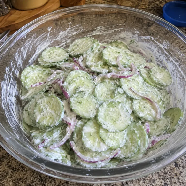 Creamy Cucumber Salad