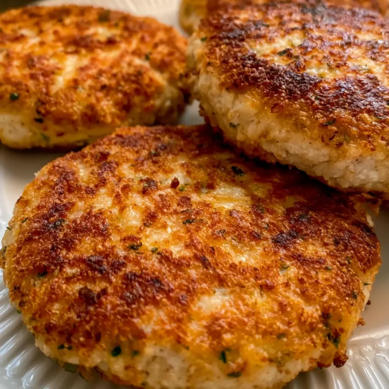 Crispy Cheesy Chicken Ranch Patties