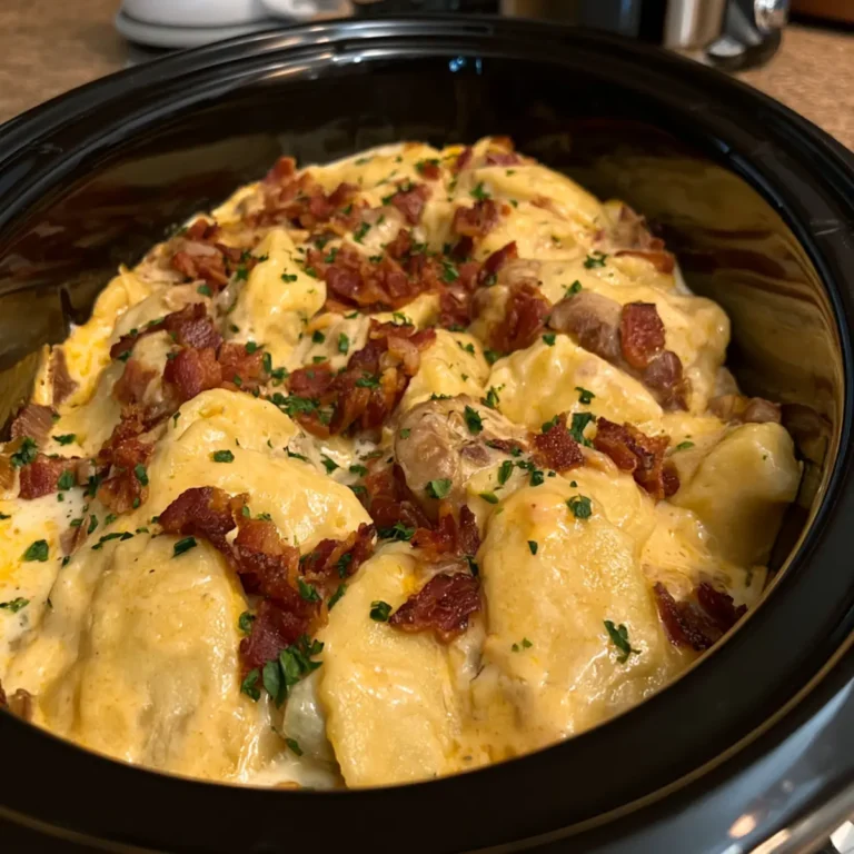 Crock pot Pierogi Casserole