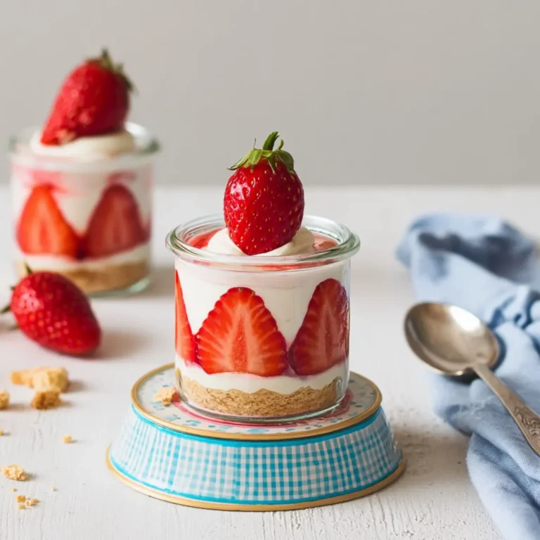 Erdbeer Butterkeks Dessert