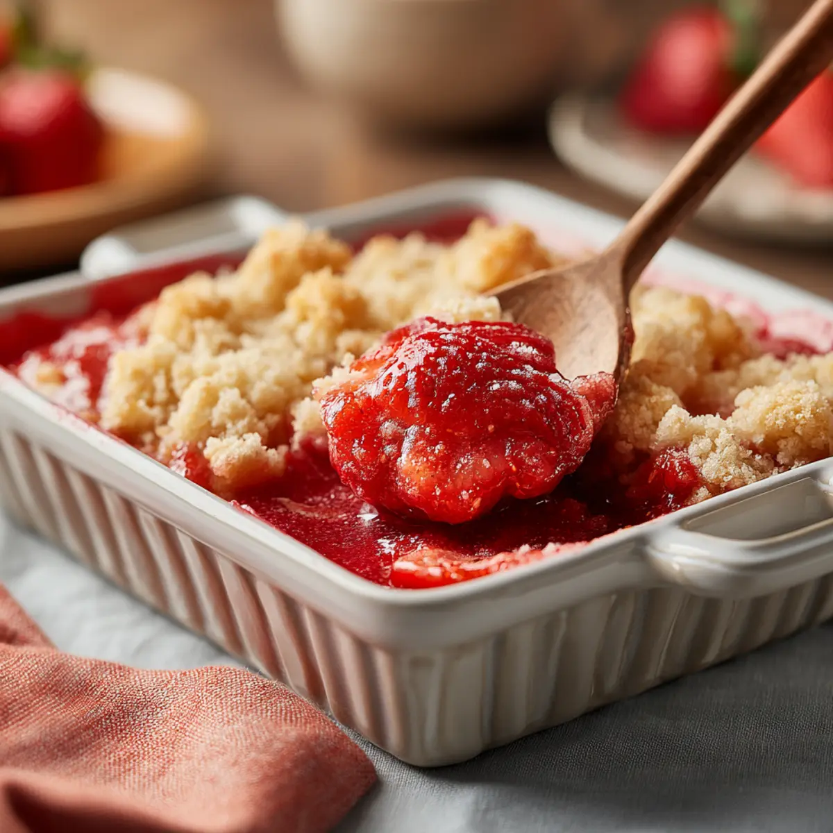 Erdbeer Cobbler