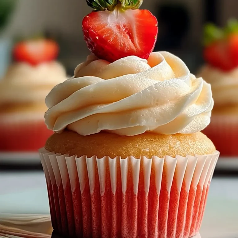 Erdbeer Cupcakes