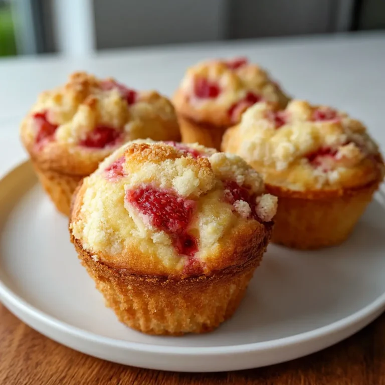 Erdbeer Frischkäse Muffins