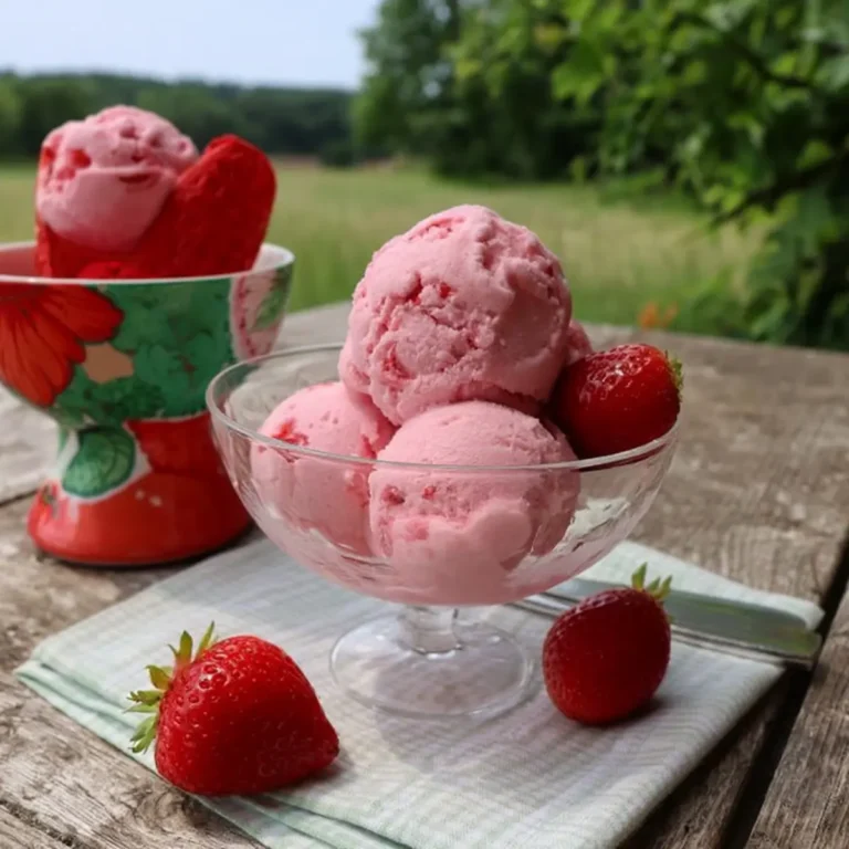 Erdbeer Joghurt Eis