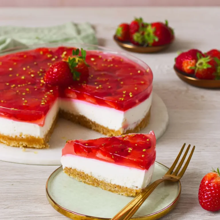 Erdbeer Käsekuchen ohne Backen
