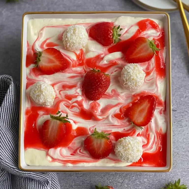 Erdbeer Raffaello Tiramisu