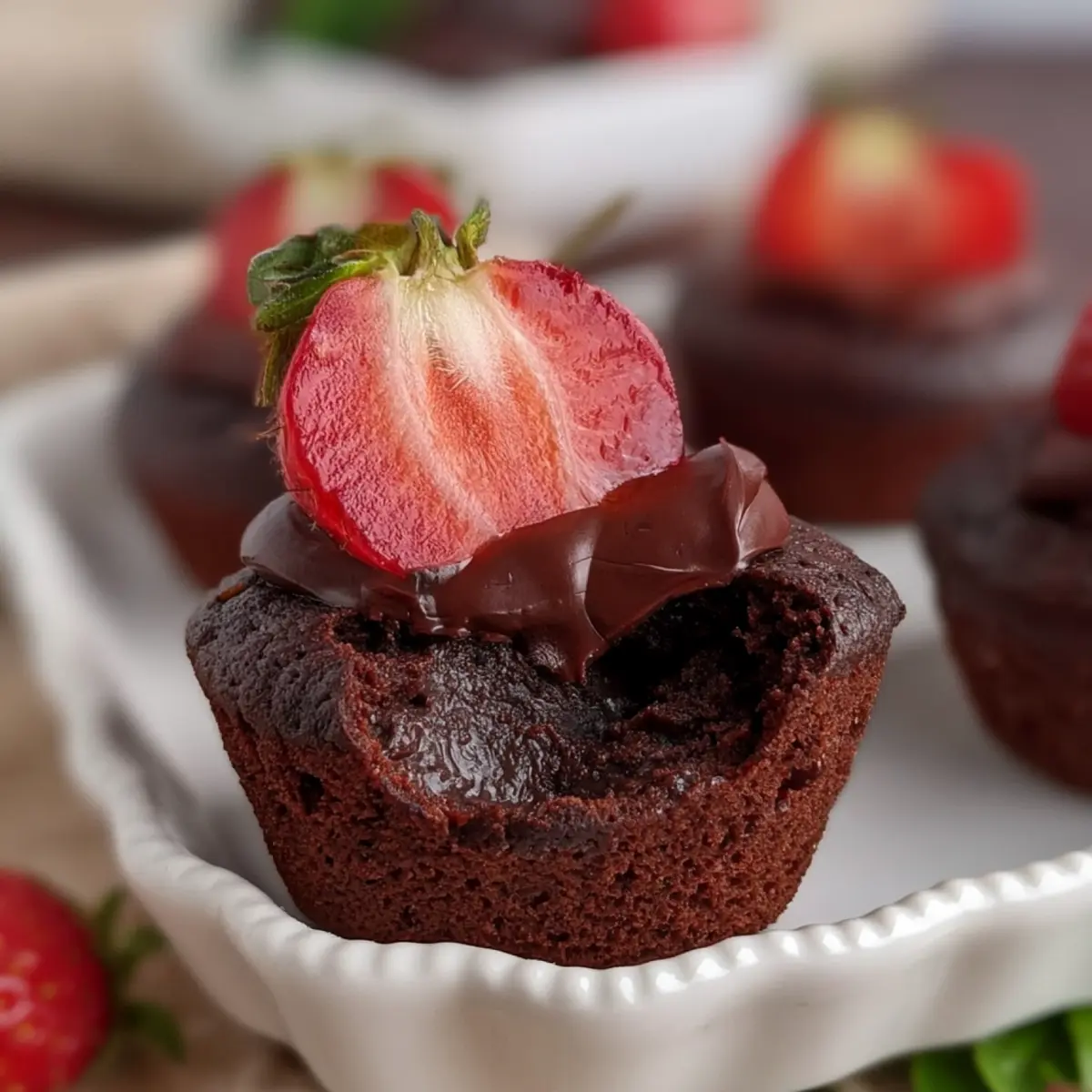 Erdbeer Schoko Muffins