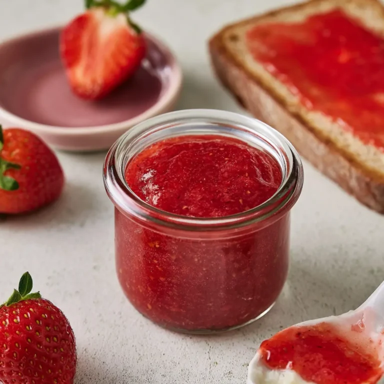Erdbeermarmelade mit Vanille