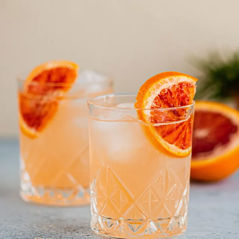 Fruchtiger Aperitif mit Orange und Ginger Ale