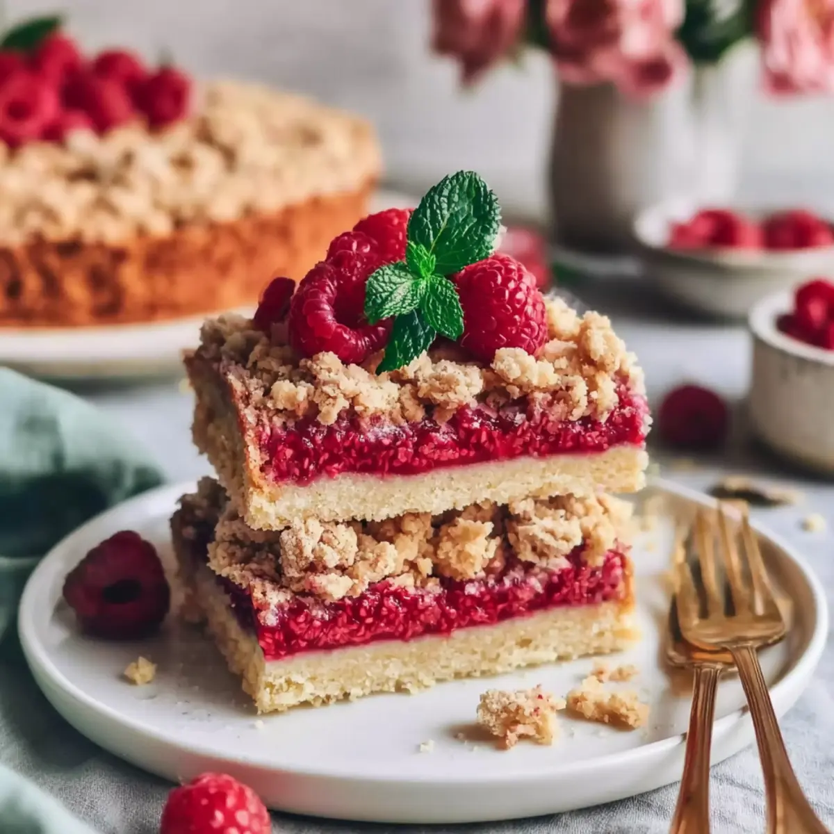Himbeer Streuselkuchen