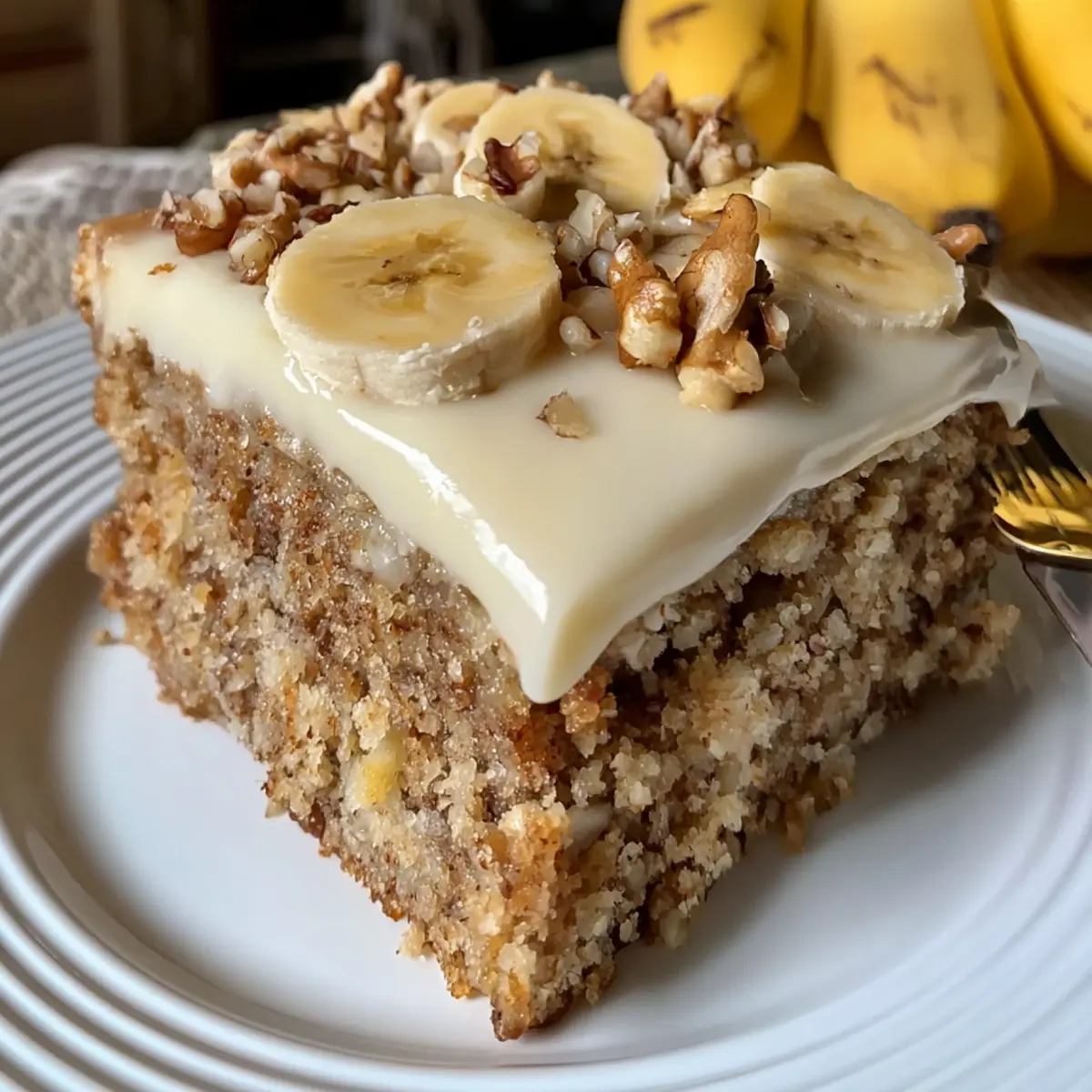 Homemade Banana Bread Cake