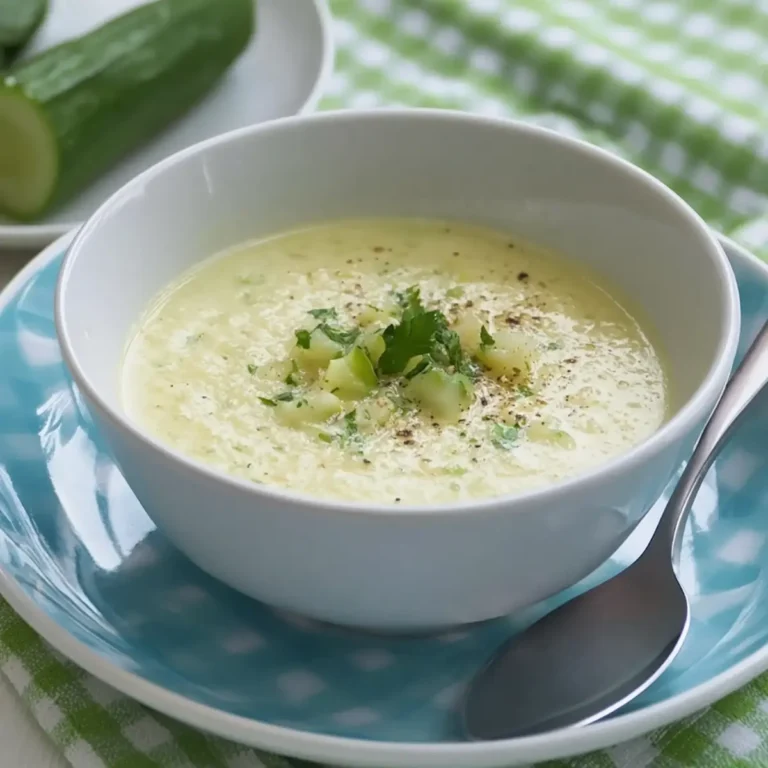 Kalte Gurkensuppe