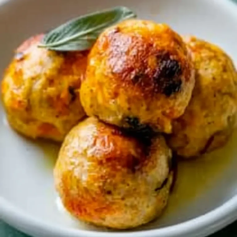 Kürbisknödel mit Salbeibutter