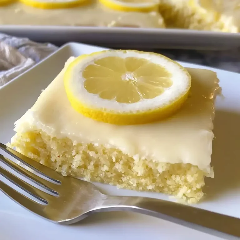 Lemon Sheet Cake