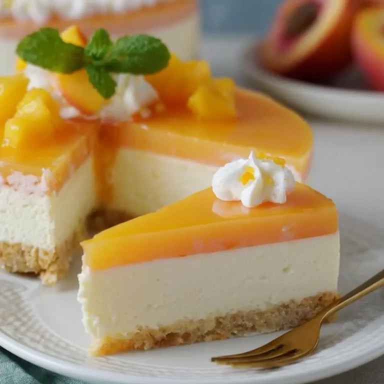 Pfirsich Maracuja Torte ohne Backen