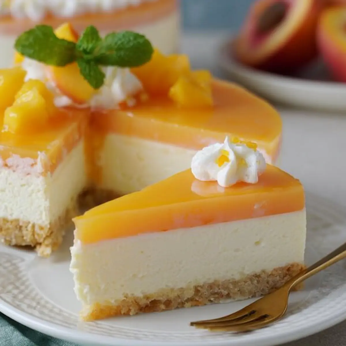 Pfirsich Maracuja Torte ohne Backen