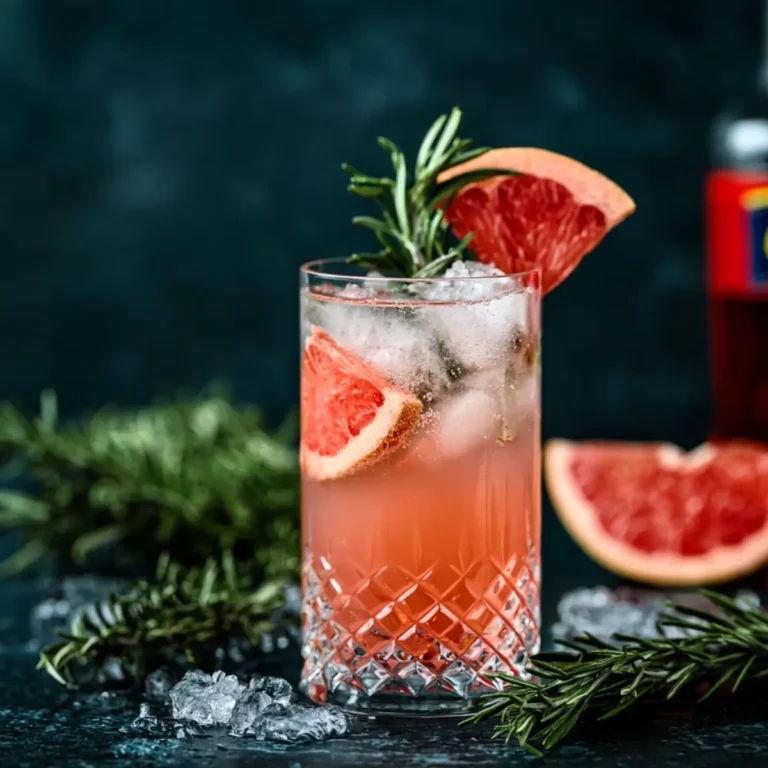 Pink Grapefruit Spritz mit Rosmarin und Aperol