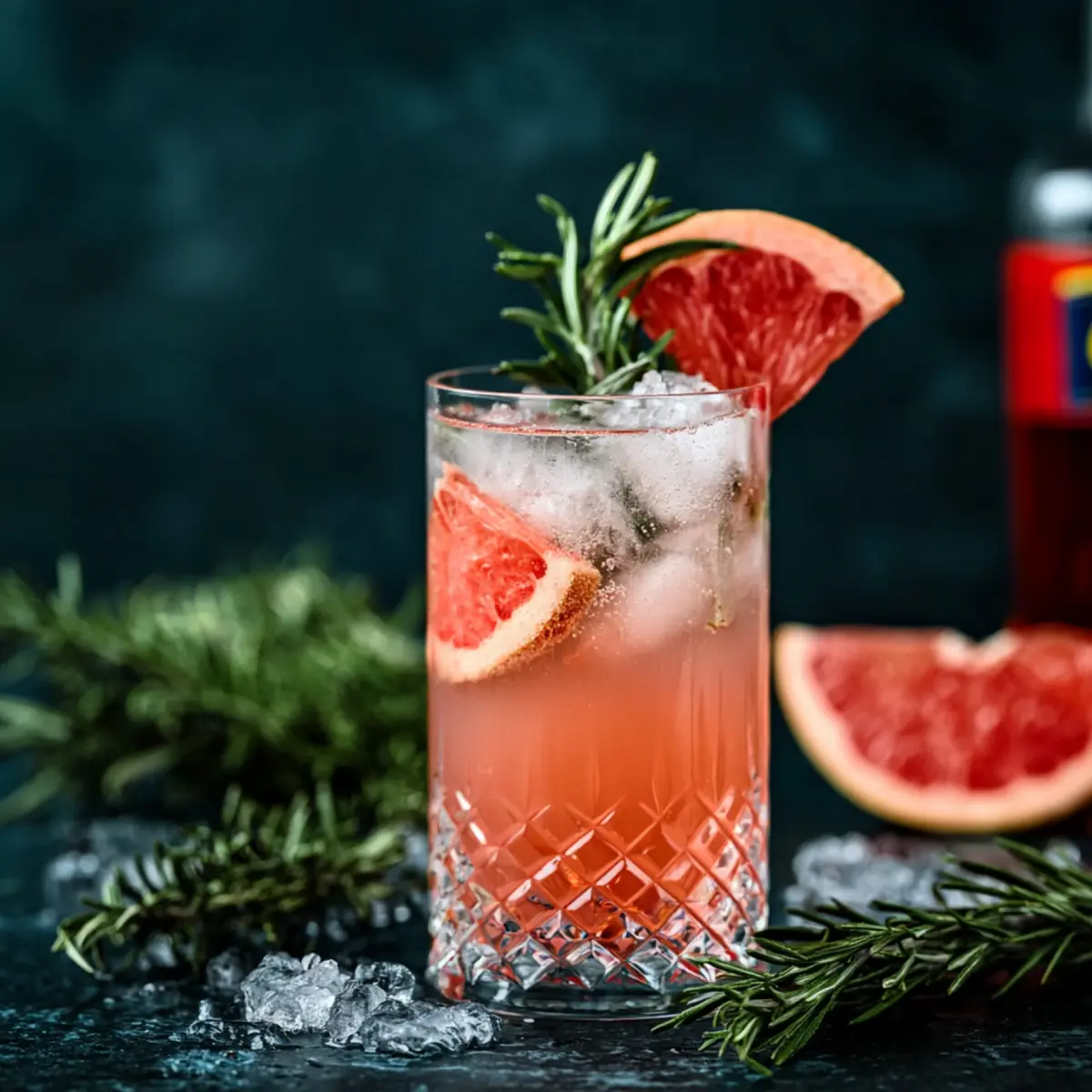 Pink Grapefruit Spritz mit Rosmarin und Aperol
