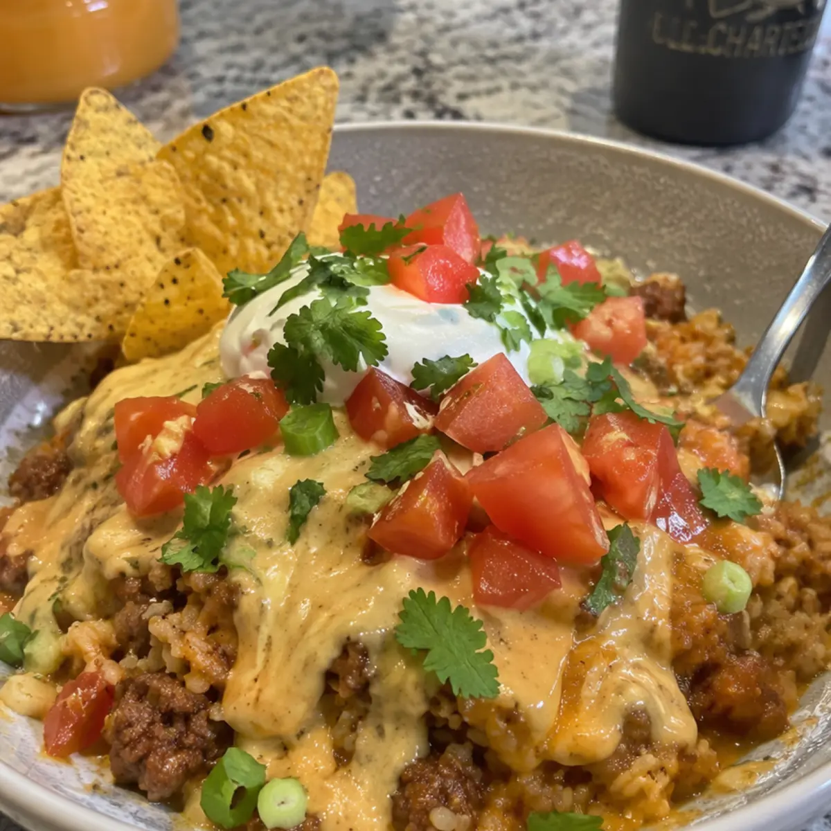 Queso Taco Rice