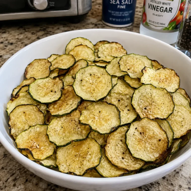 Salt and Vinegar Zucchini Chips