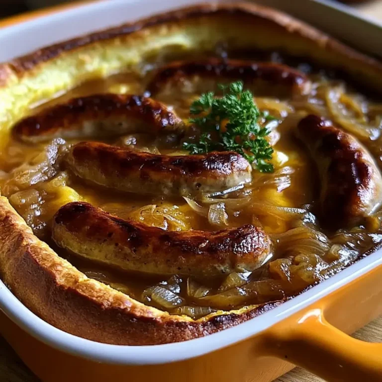 Toad in the Hole with Onion Gravy