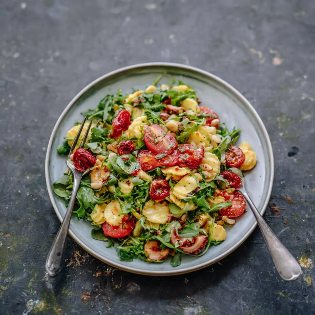 Veganer Nudelsalat