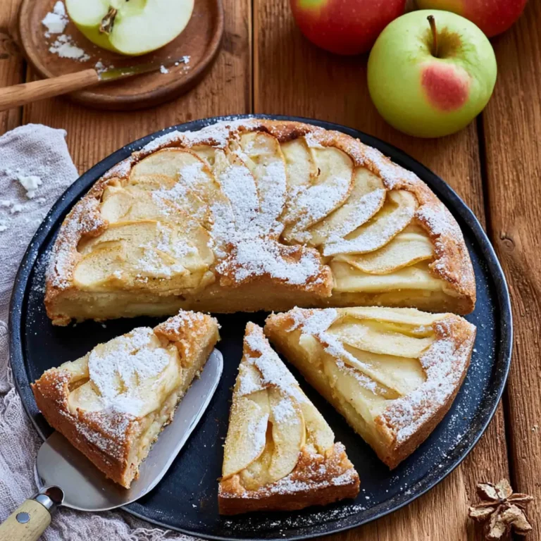Versunkener Apfelkuchen