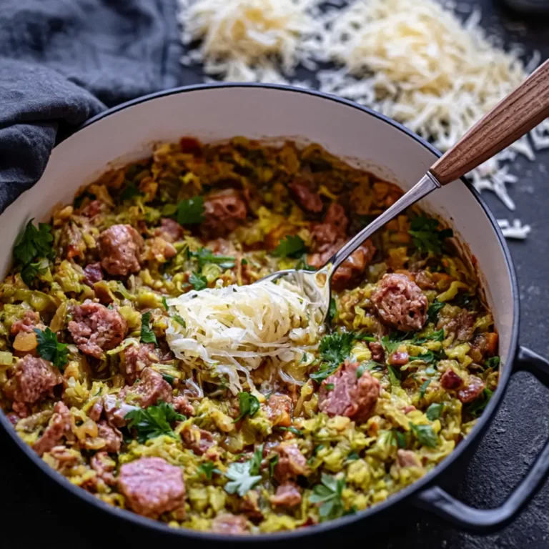 Wirsing­eintopf mit Salsiccia