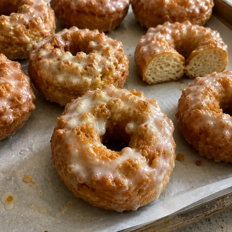 Baked Pumpkin Donuts with Maple Glaze