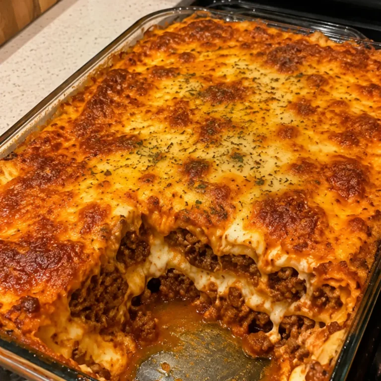 Baked beef Lasagna