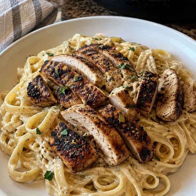 Blackened Chicken Alfredo