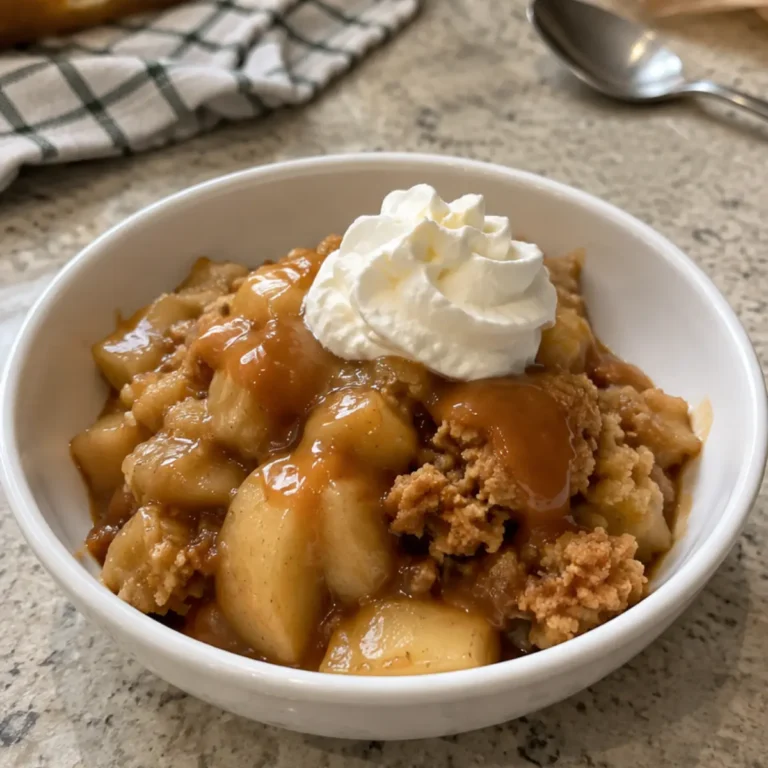 Caramel Apple Cobbler