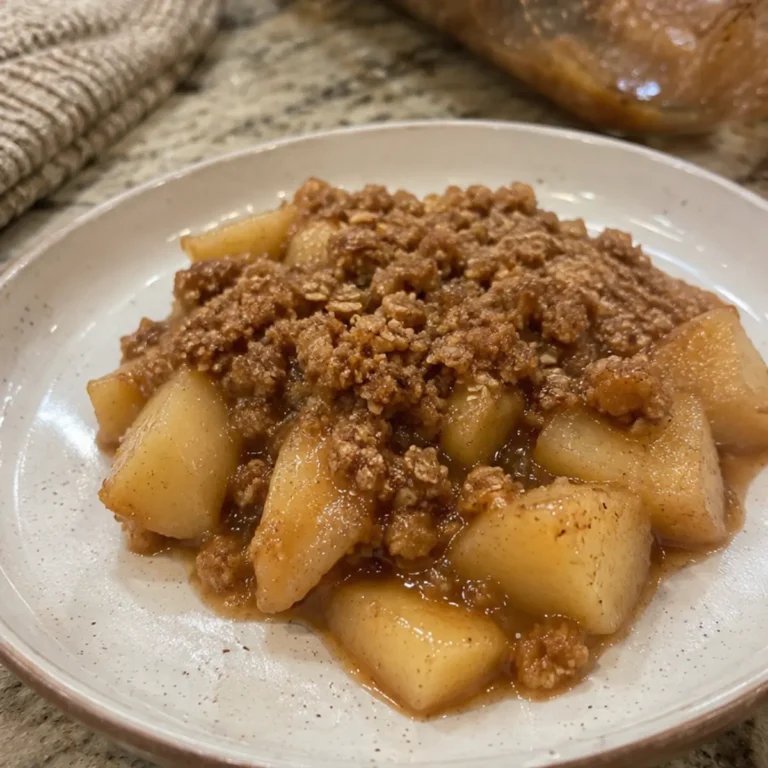 Caramel Apple Crisp