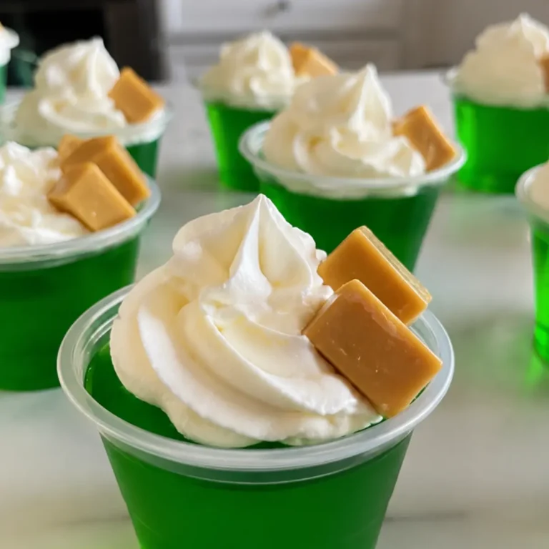 Caramel Apple Jello Shots