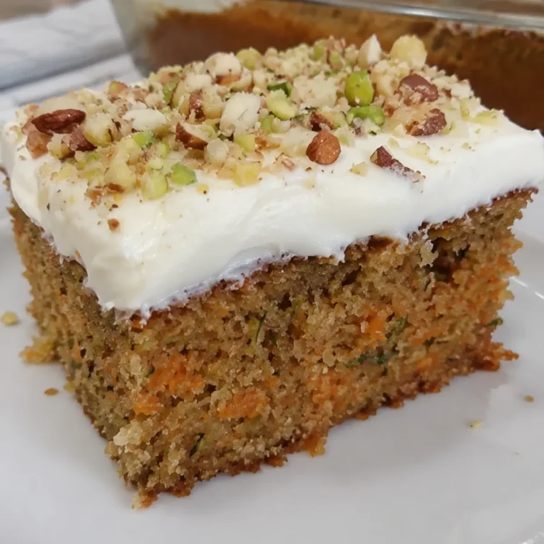Carrot Zucchini Cake with Cream Cheese Frosting
