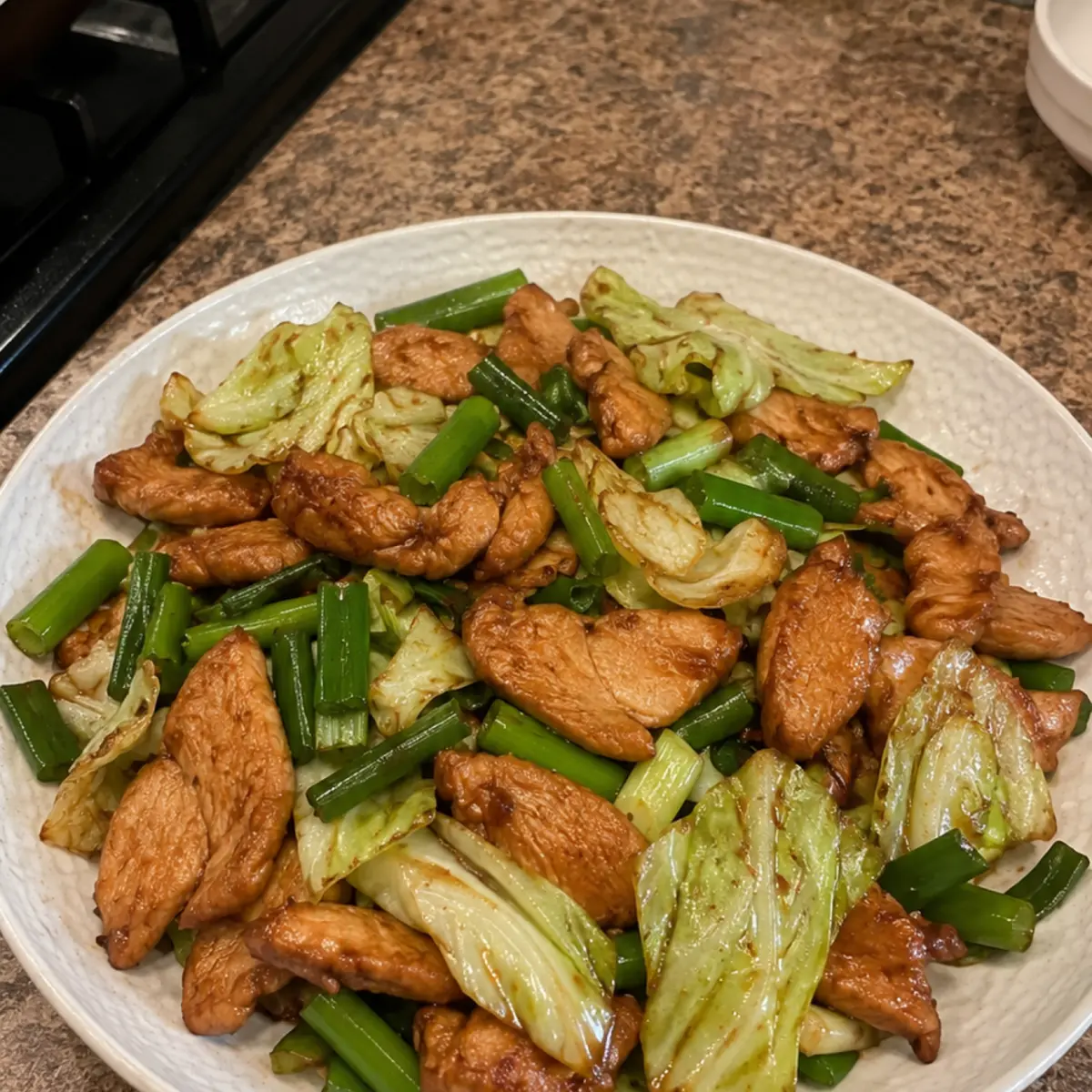 Chinese Chicken Cabbage Stir Fry