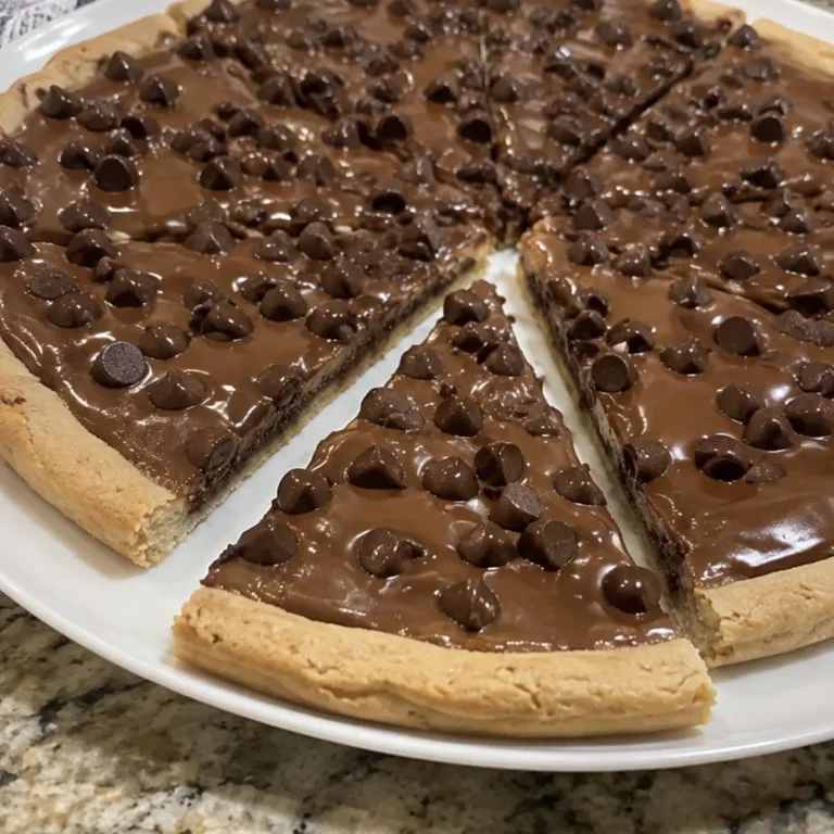 Chocolate Chip Pizza