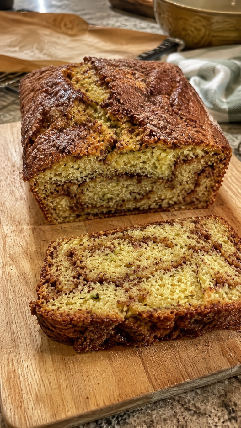 Cinnamon Swirl Zucchini Bread with Moist and Tender Texture