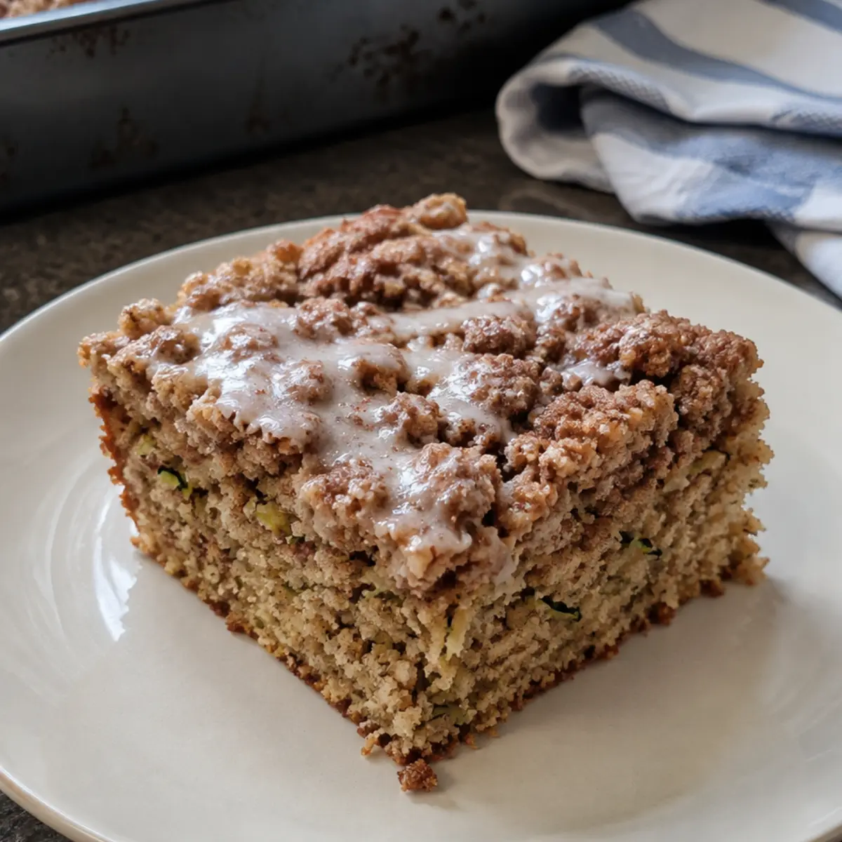 Cinnamon Zucchini Coffee Cake