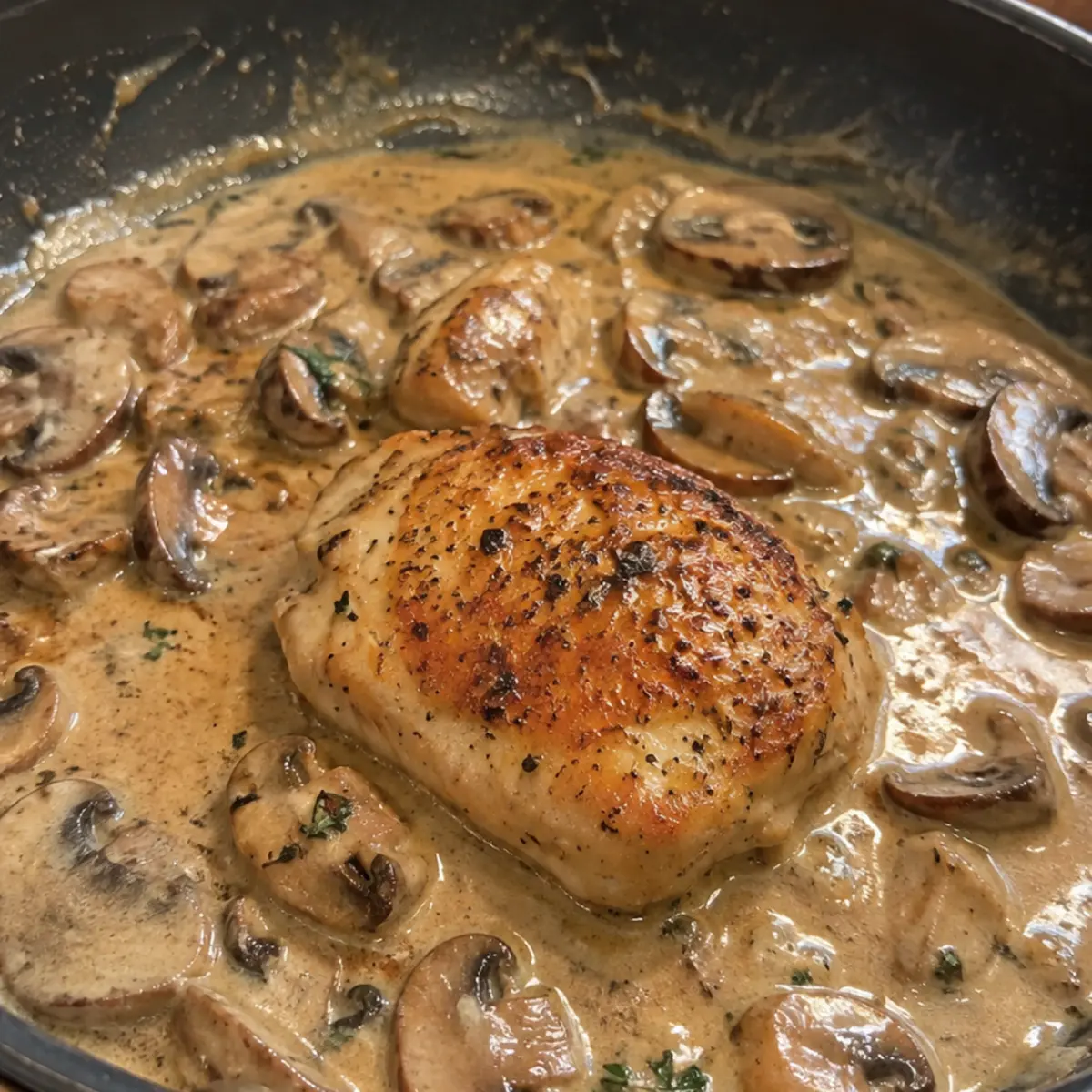 Creamy Mushroom Chicken