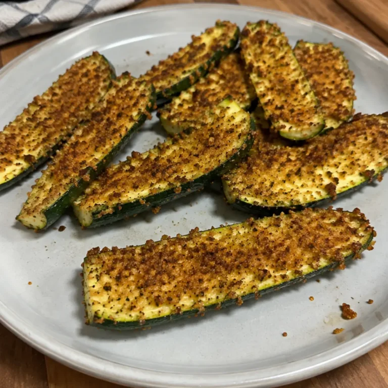 Crispy Baked Parmesan Zucchini