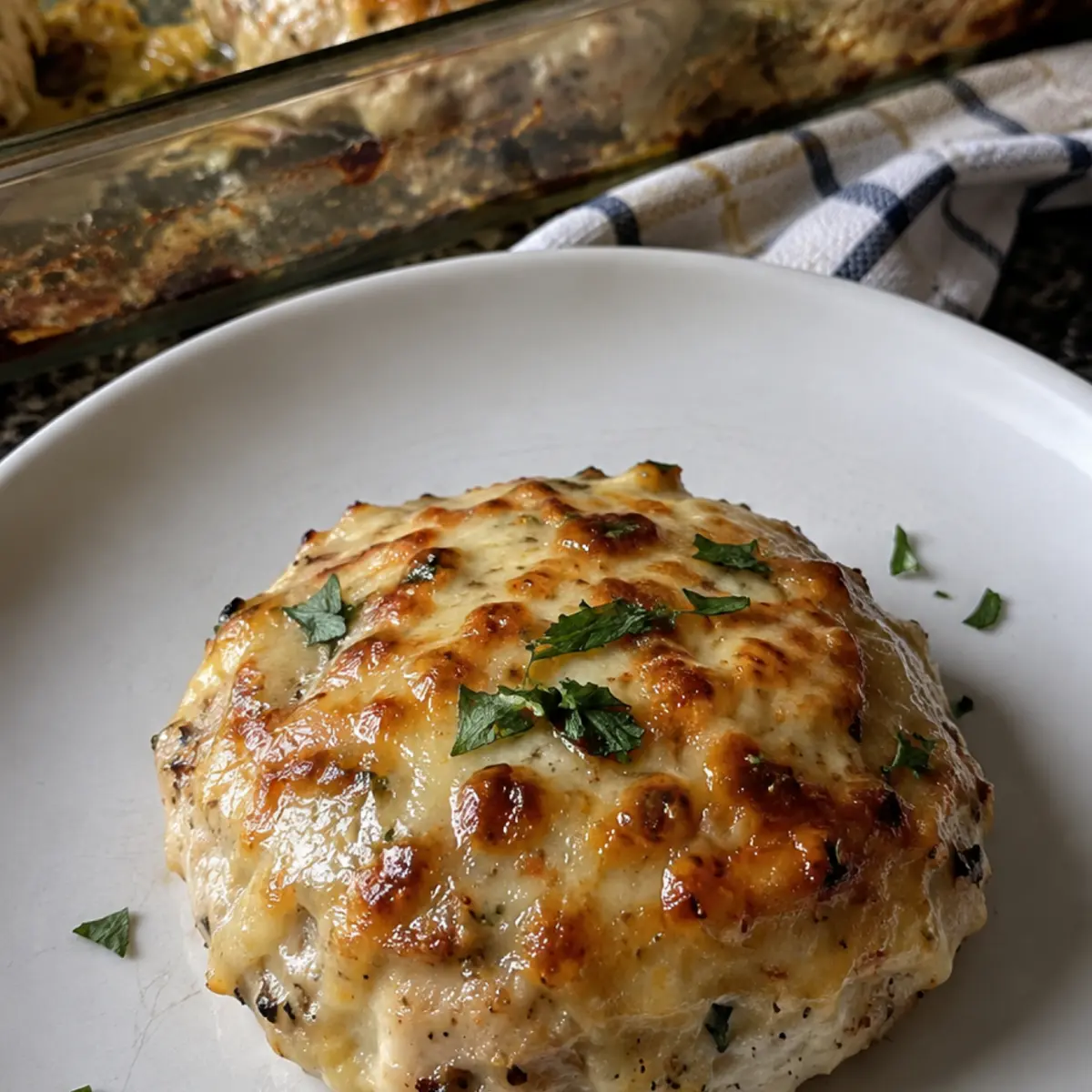 Garlic Parmesan Chicken Meatloaves