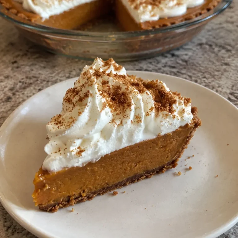 Gingersnap Pumpkin Pie with Ginger Cream