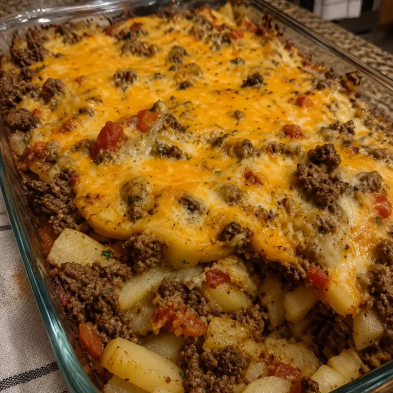 Hamburger potato casserole
