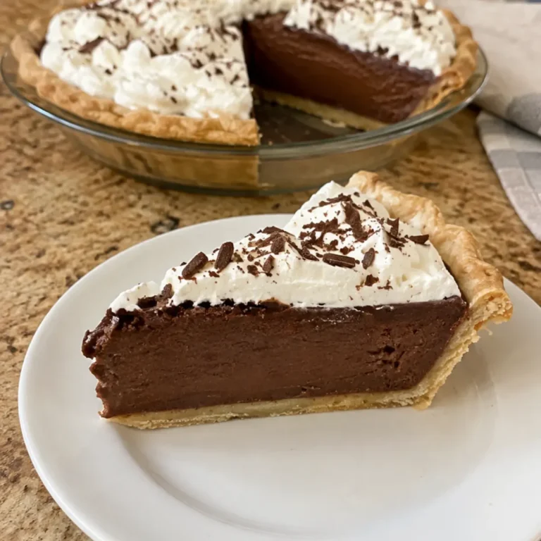 Homemade Chocolate Pie