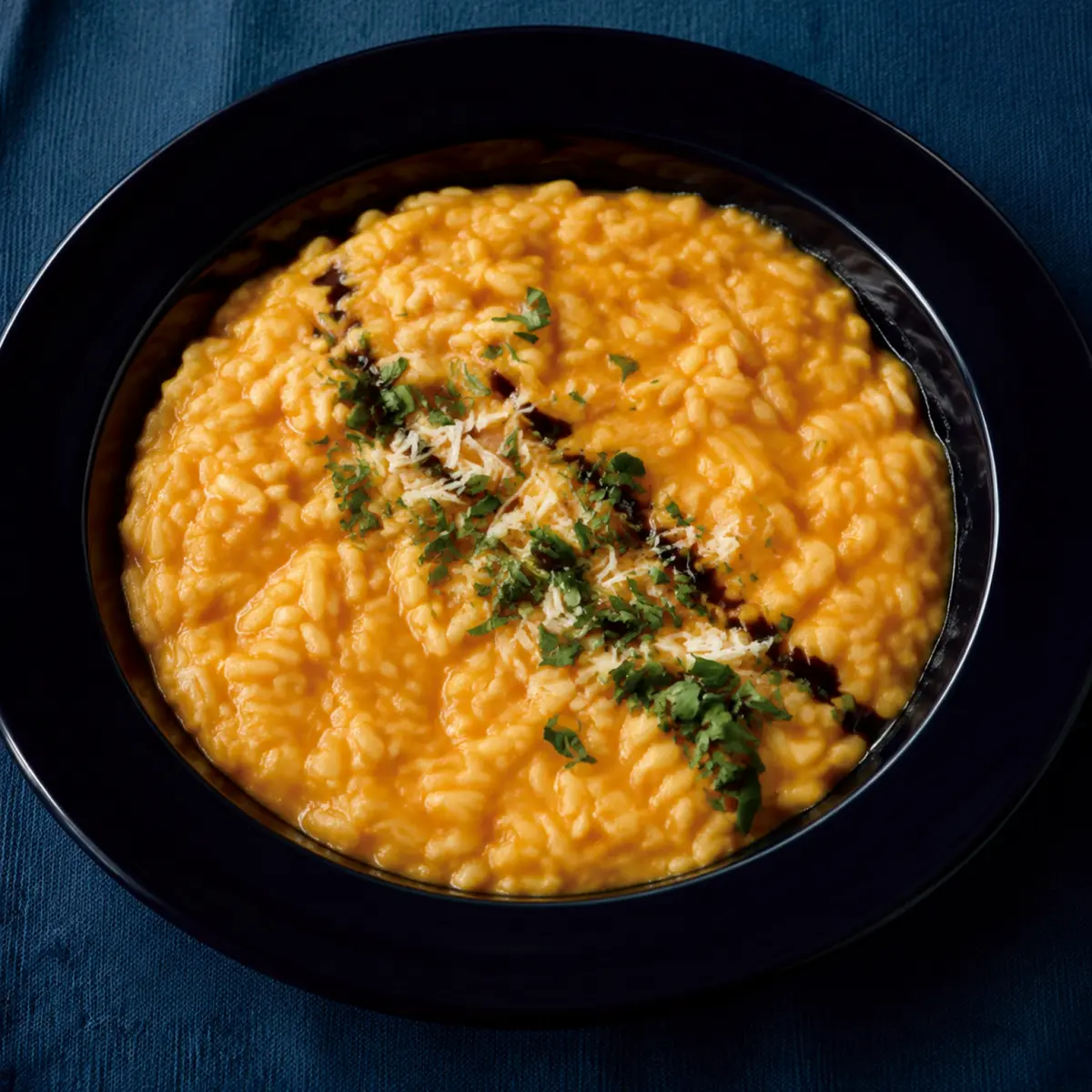Kürbisrisotto mit Kürbispüree