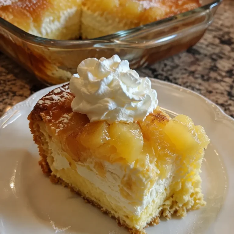 Lazy Amish Pineapple Cheesecake Cake